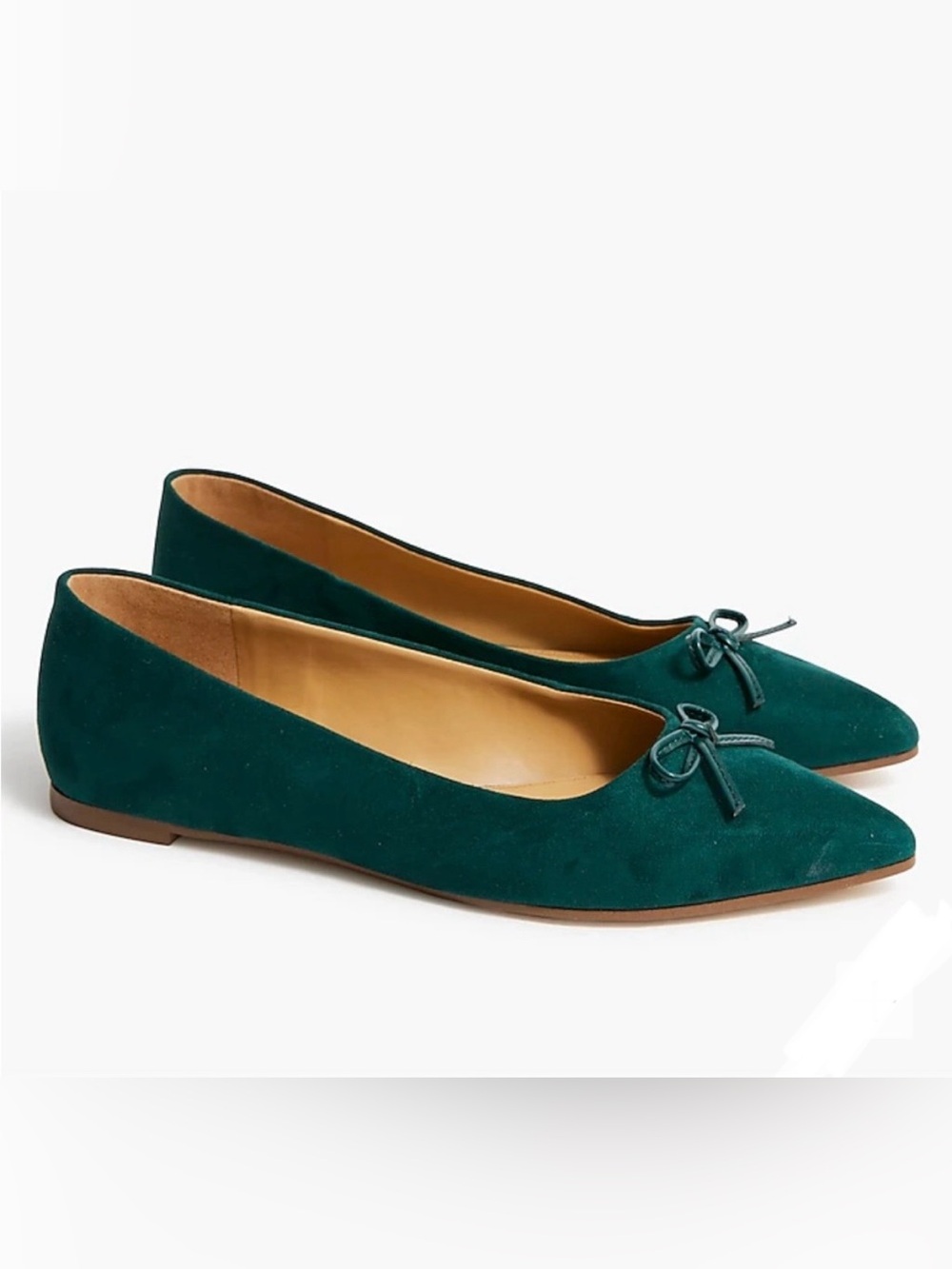 J Crew Academy green flats